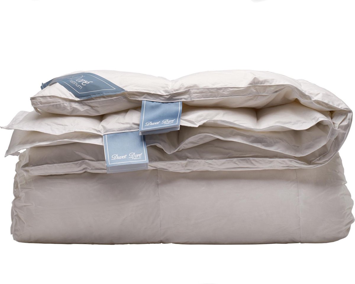 Ducky Dons 4-seizoenen Dekbed Doré Platinum-140 X 200 Cm - Wit