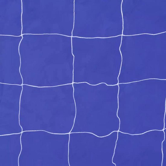 Voetbaldoel Met Richtmuur 240 X 92 X 150 Cm - Blauw