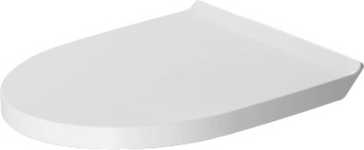 Duravit DuraStyle Basic WC-zitting 37.3x43x4.3cm Kunststof Glanzend 0020710000 - Wit