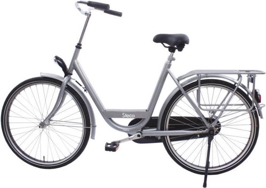 Steco Standaard Achteras Bike Stabiel Staal 28 Inch - Zwart