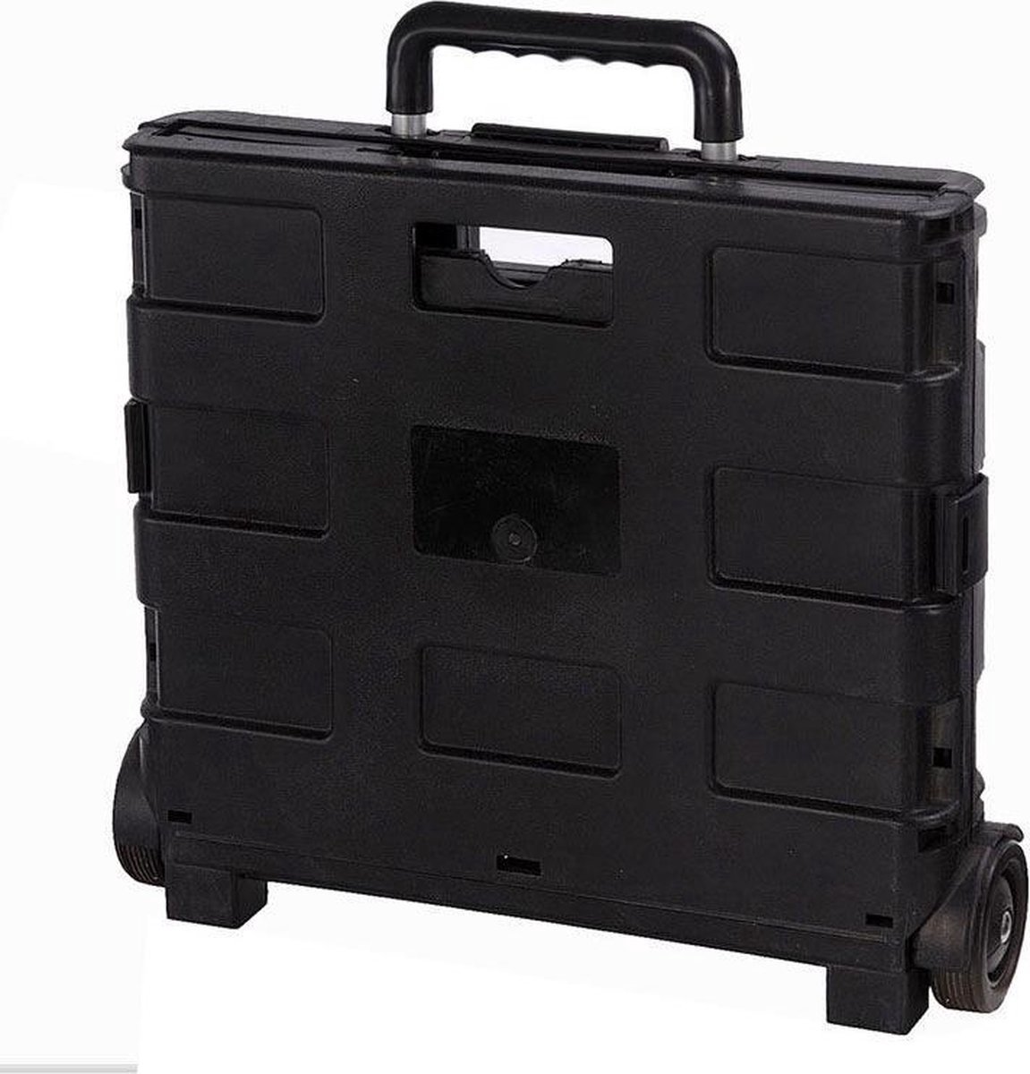 Trolley Met Krat - Zwart