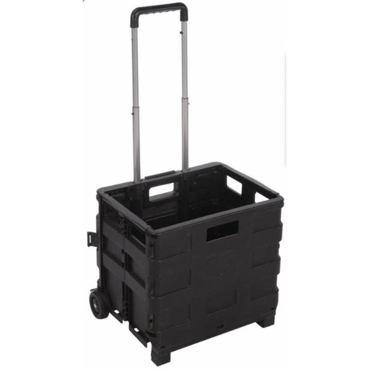 Trolley Met Krat - Zwart