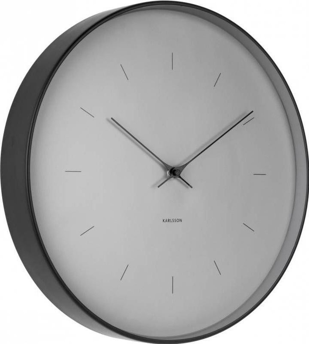 Karlsson Butterfly Hands Wandklok Ø 37,5 cm - Grijs