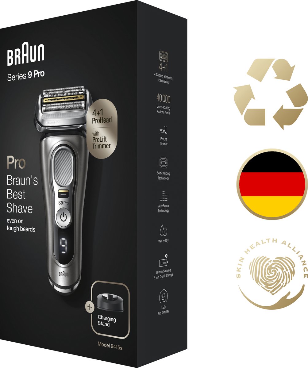 Braun Afeitadora Series 9 Pro 9415s - Silver