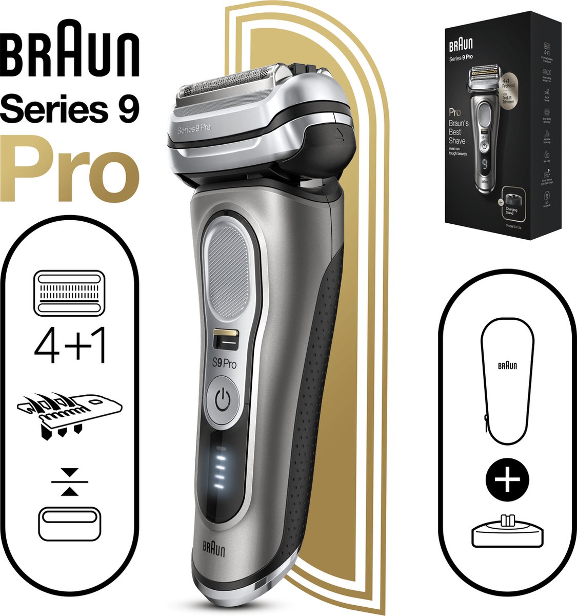 Braun Afeitadora Series 9 Pro 9415s - Silver