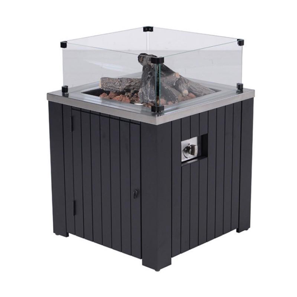 Cozy Living Glas Set 5mm 57x57xh21 Cm