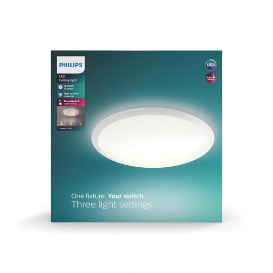 Philips Cavanal SceneSch Plafondlamp - Wit