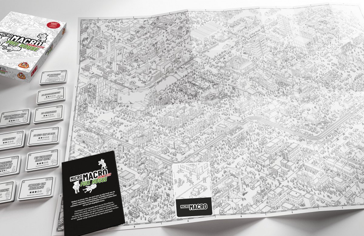 White Goblin Games coöpspel MicroMacro: Crime City Full House (NL) - Wit