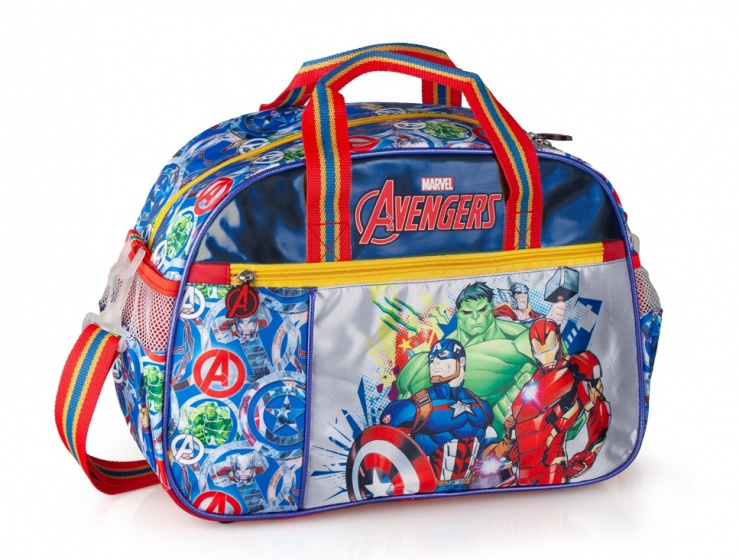 Marvel weekendtas Avengers 25 liter 38 x 27 cm polyester blauw