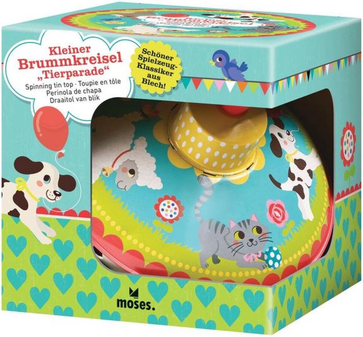 Moses bromtol Dierenparade junior 15 x 12,8 cm staal