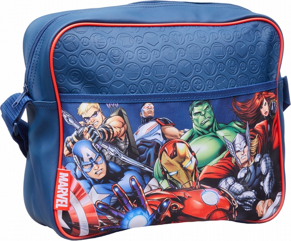 Marvel schoudertas Avengers 6 liter 34 cm polyester - Blauw