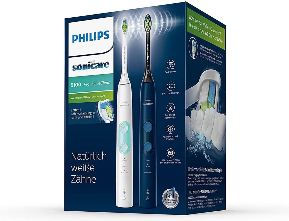 Philips Sonicare ProtectiveClean 5100 HX6851/34 - Groen
