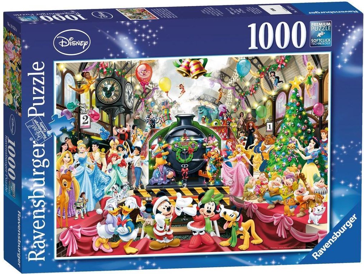 Ravensburger Puzzel Disney Kerstmis Op Station - 1000 Stukjes
