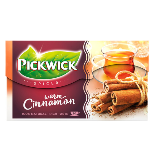 Pickwick - Spices Warm Cinnamon zwarte thee - 12x 20 zakjes