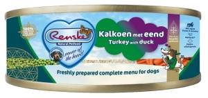 Renske Blik Vers Gestoomd Puppy 95 g - Hondenvoer - Kalkoen&Eend