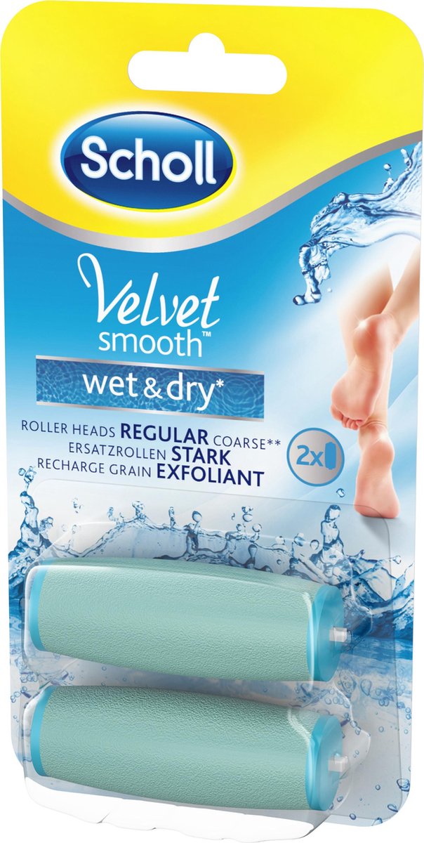 Scholl Velvet Smooth Wet&Dry - Elektrische Voetvijl Navulling 2 stuks