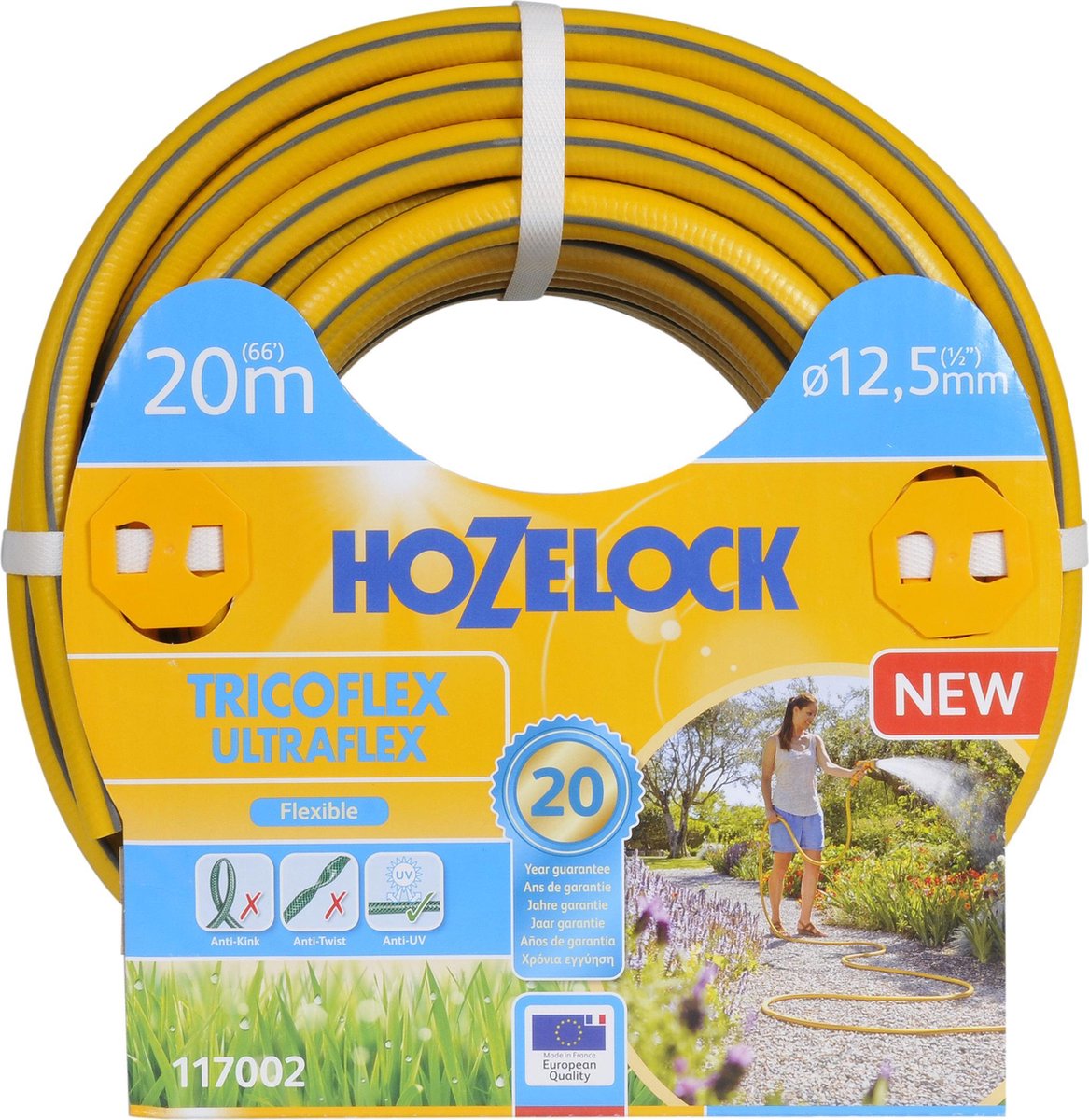 Hozelock 117002 Tricoflex Ultraflex Slang - Geel