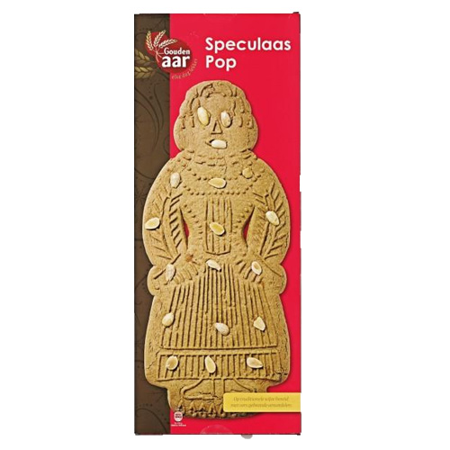 en Aar - Speculaaspop (Groot) - 500g - Goud