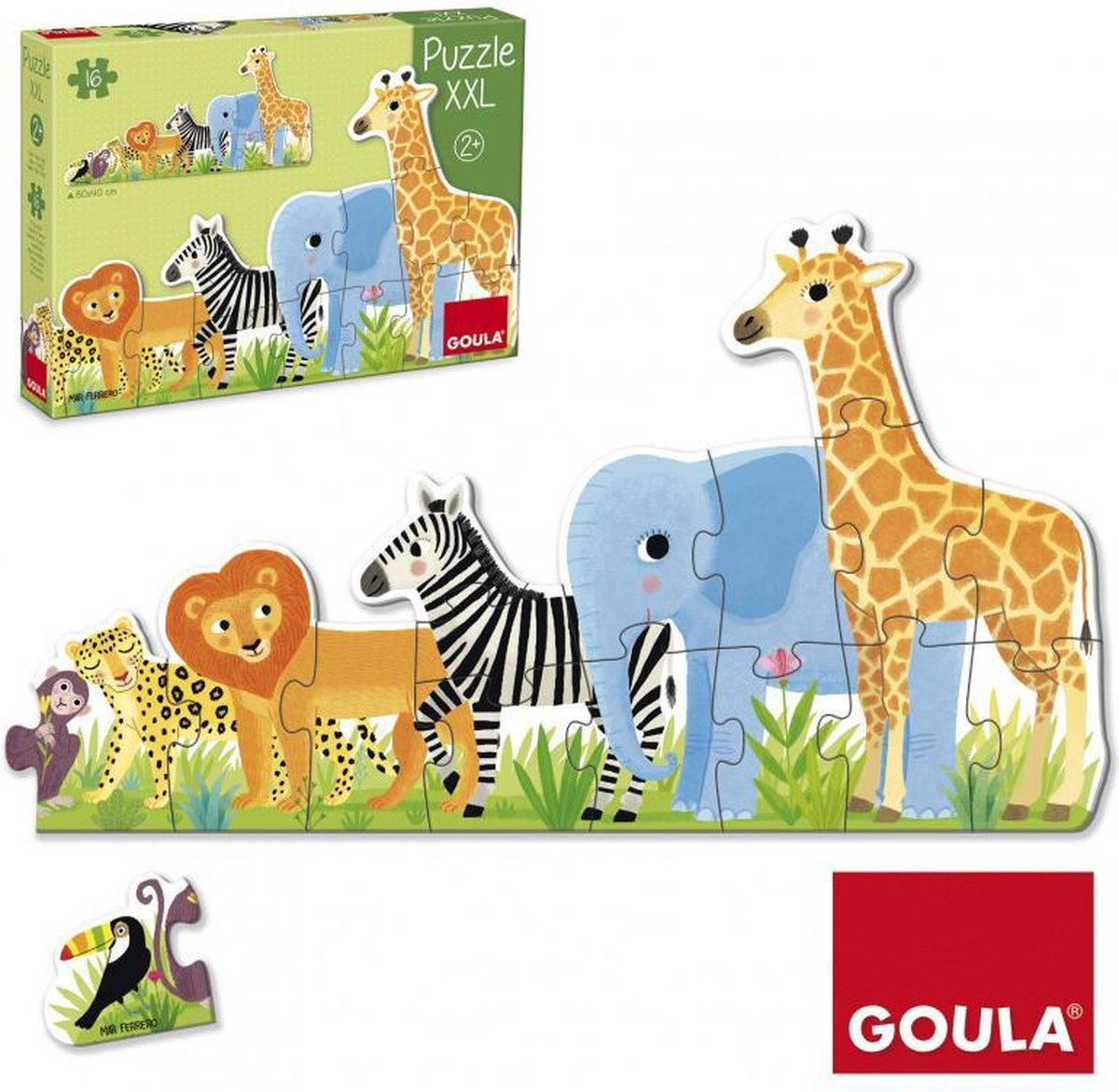 Goula XXL legpuzzel Jungle 16 stukjes