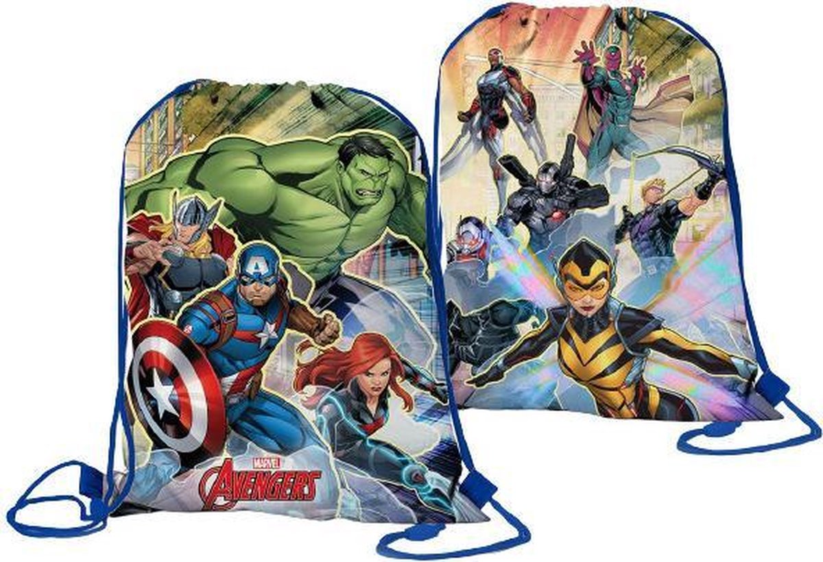 Marvel gymtas Avengers junior 31 x 39 cm polyester