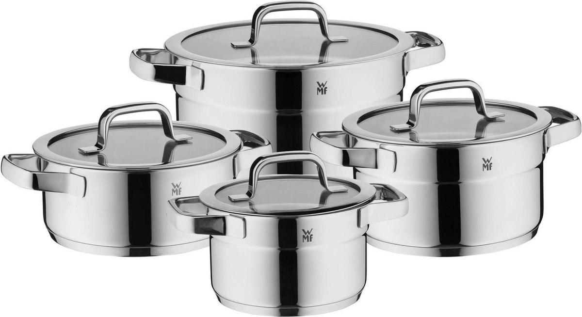 WMF Compact Cuisine Pannenset 4-delig - Silver