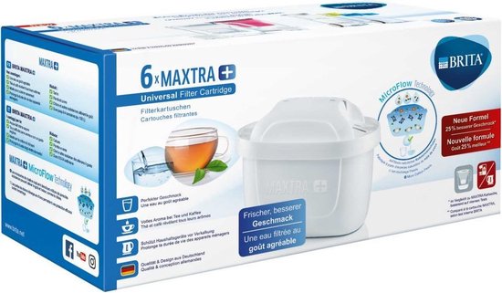 Brita Filterpatronen Maxtra+ 6-Pack - Wit