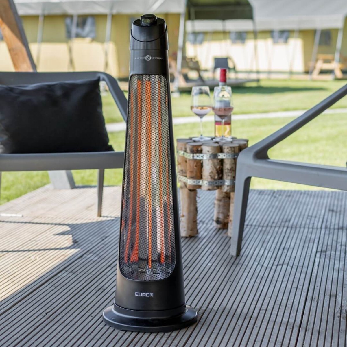 EUROM Q-Tower 1200 - Zwart