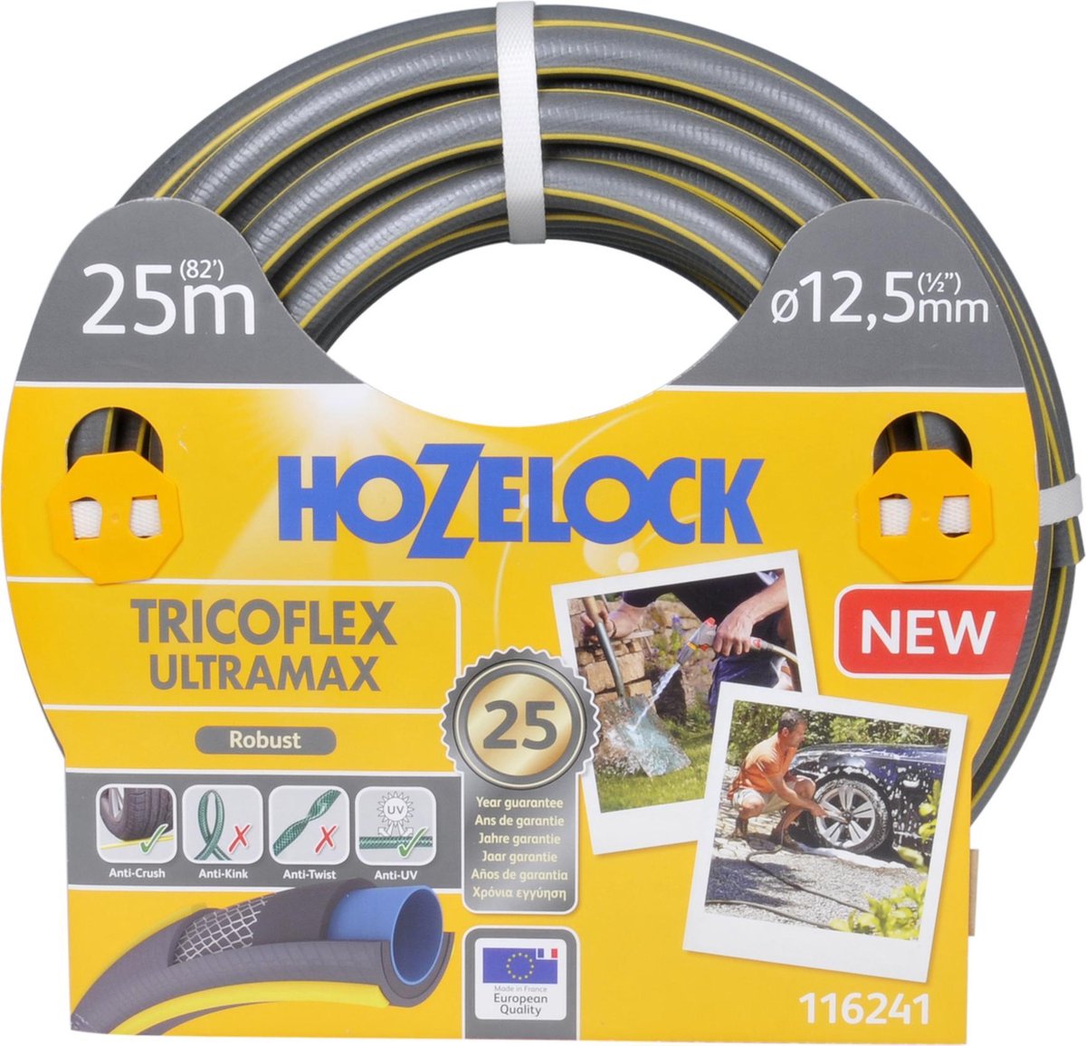 Hozelock 116241 Tricoflex Ultramax Slang - Grijs