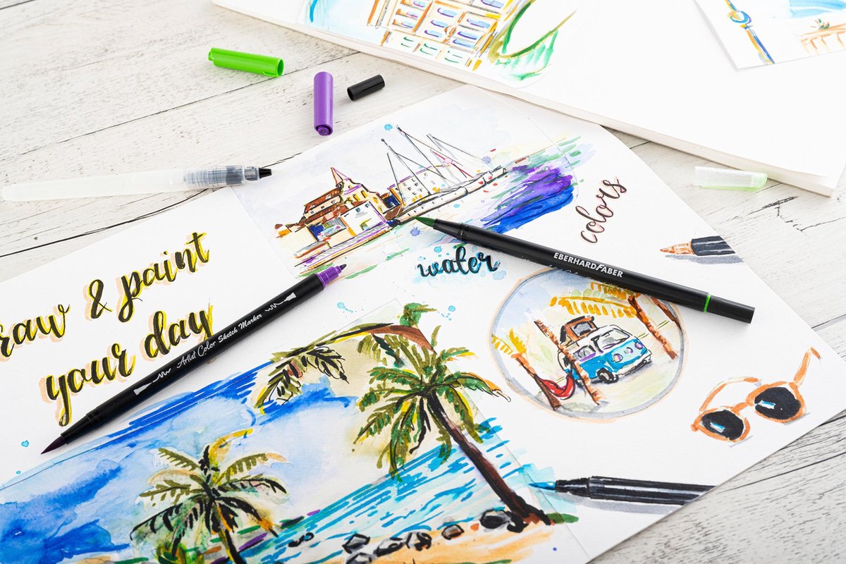 Eberhard Faber sketchmarkers Artist Color 0,8 mm 16 cm 12 stuks