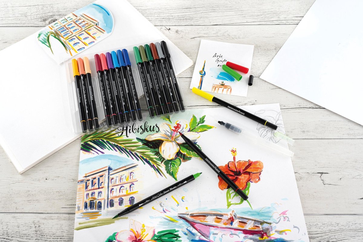 Eberhard Faber sketchmarkers Artist Color 0,8 mm 16 cm 18 stuks