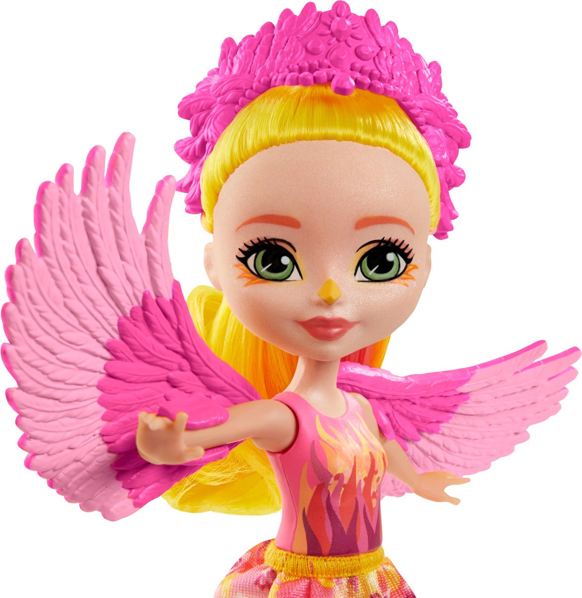 Enchantimals speelset Phoenix 21,5 cm roze/geel 2 delig