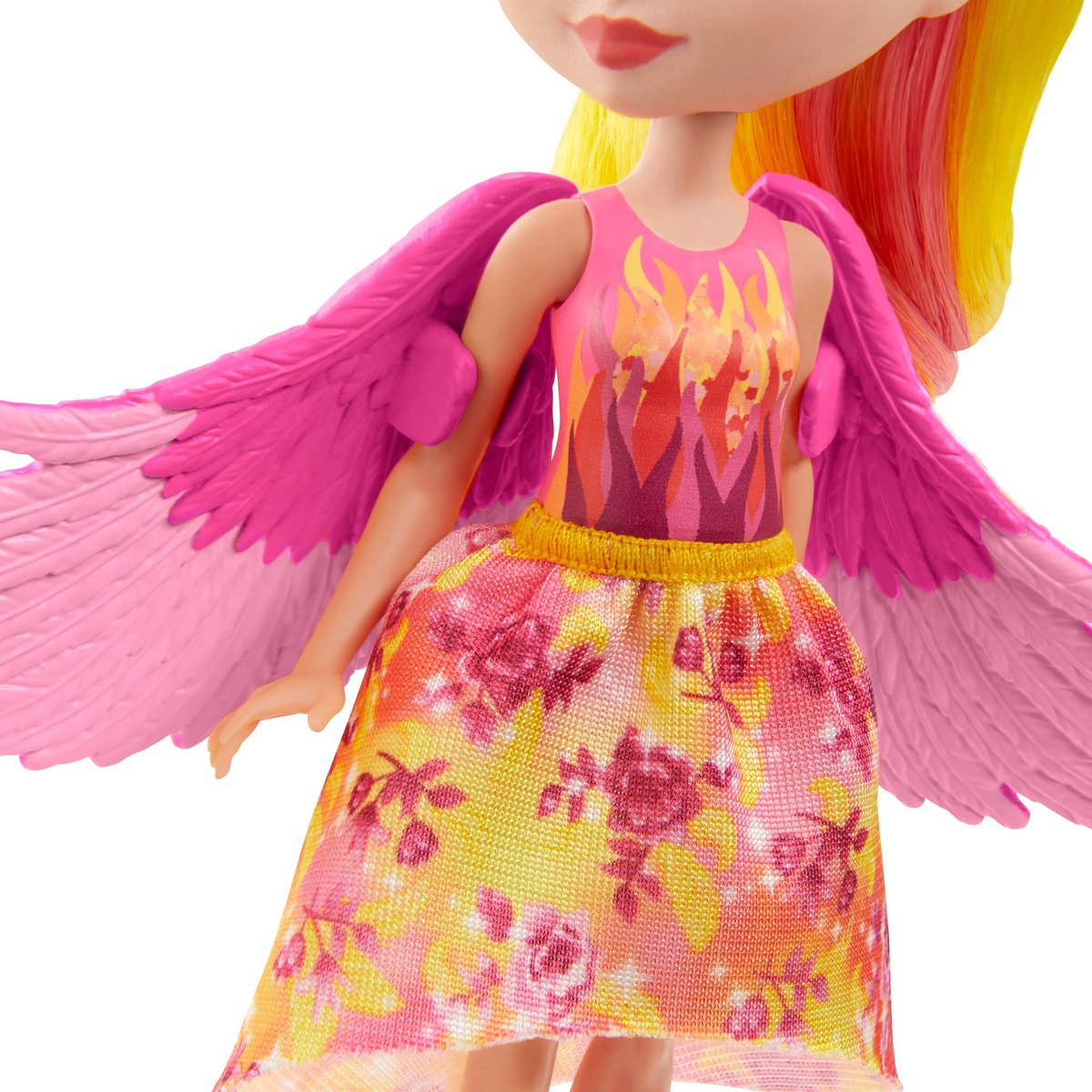 Enchantimals speelset Phoenix 21,5 cm roze/geel 2 delig