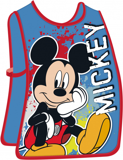 Disney kliederschort Mickey Mouse PVC one size - Blauw