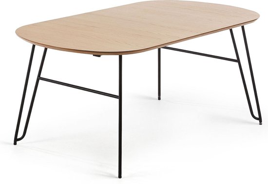 Kave Home Novac Eettafel Uitschuifbaar 140 x 90 cm