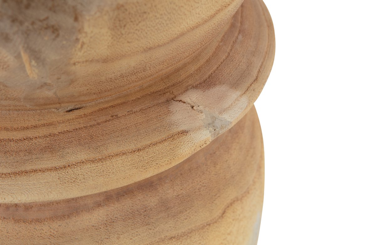 Woood Bikkel Kruk - Naturel - Bruin