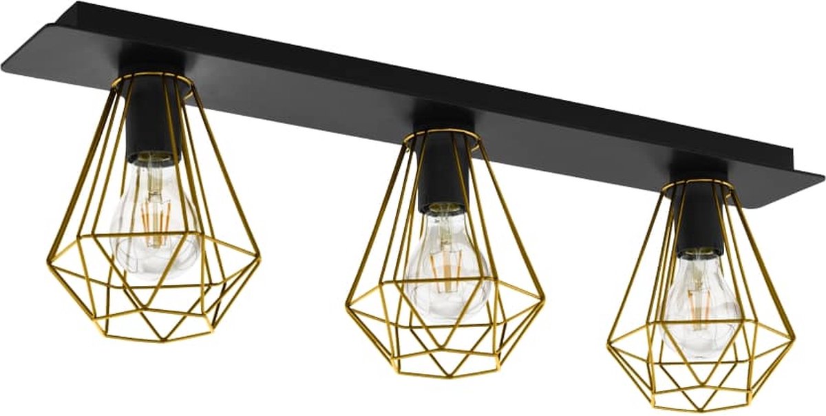 EGLO Tarbes Plafondlamp - Zwart