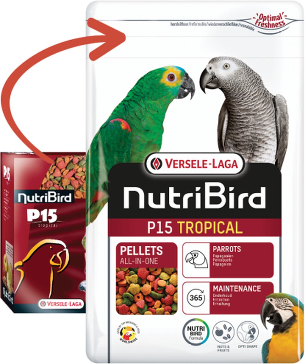 Versele-Laga P15 Tropical Papegaai - Vogelvoer - 3 kg