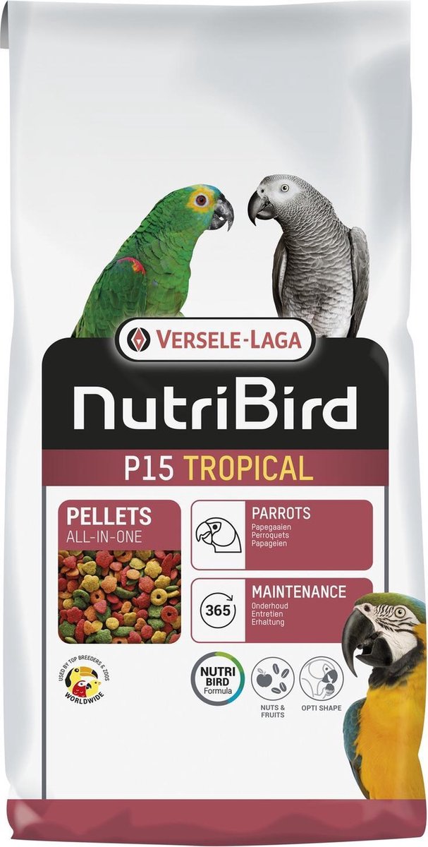 Versele-Laga P15 Tropical Papegaai - Vogelvoer - 10 kg