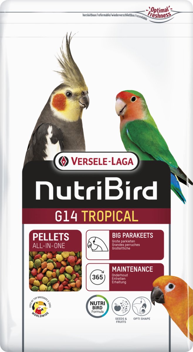 Versele-Laga G14 Tropical Grote Parkiet - Vogelvoer - 1 kg