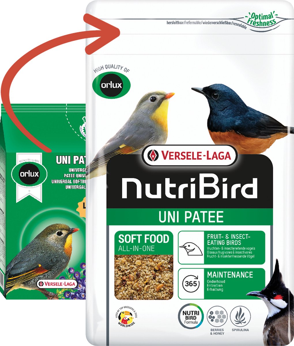 Versele-Laga Uni Patee Universeelvoer - Vogelvoer - 1 kg