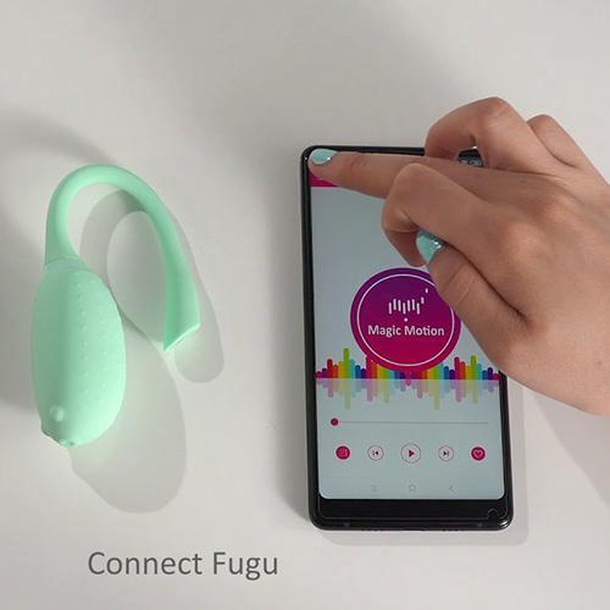 Magic Motion Bullet Vibrator Fugu - App controlled pink - Rood