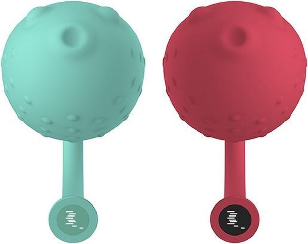 Magic Motion Bullet Vibrator Fugu - App controlled pink - Rood