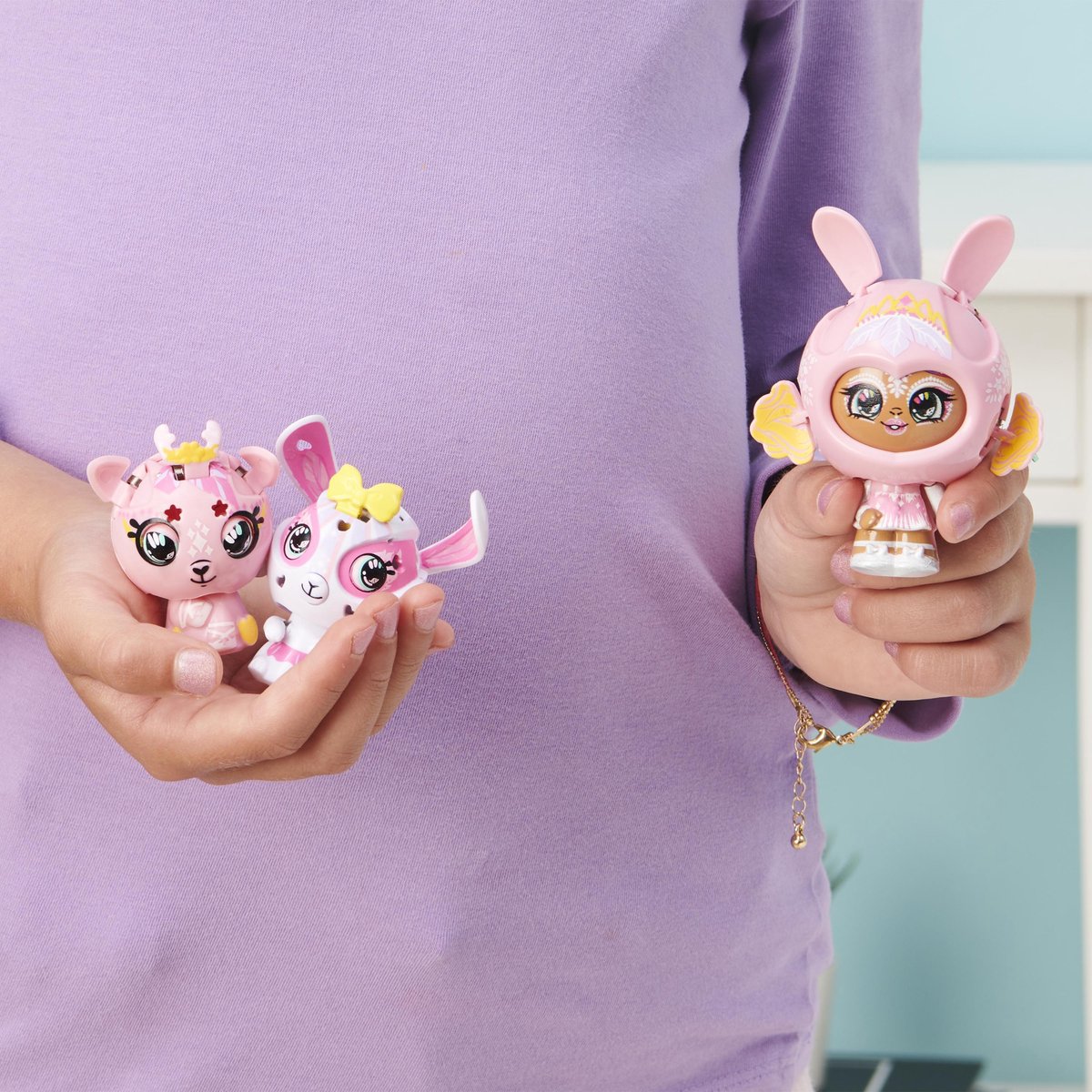 Zoobles speelset Diva Ballerina Trio junior 4 delig - Roze