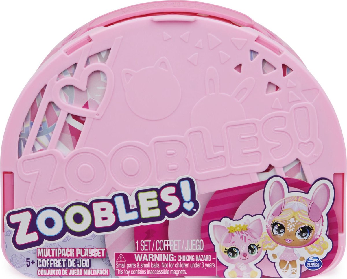 Zoobles speelset Diva Ballerina Trio junior 4 delig - Roze