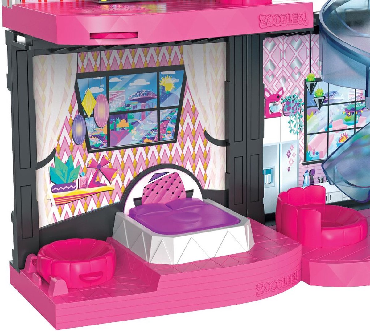 Zoobles speelset Magic Mansion junior - Roze