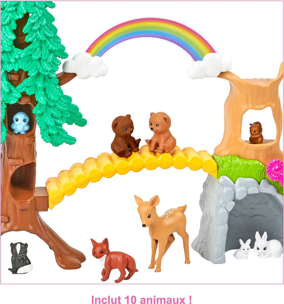 Barbie speelset De Wildernisgids meisjes 35 x 31 cm 17 delig