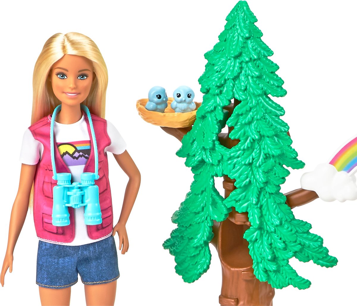 Barbie speelset De Wildernisgids meisjes 35 x 31 cm 17 delig