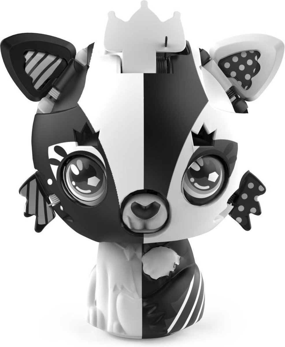 Zoobles speelset Butterfly and Fox junior paars/wit 6 delig