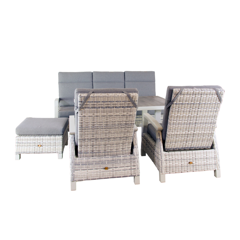 Oosterik Home Loungeset New Haven Frozen Grey - Grijs