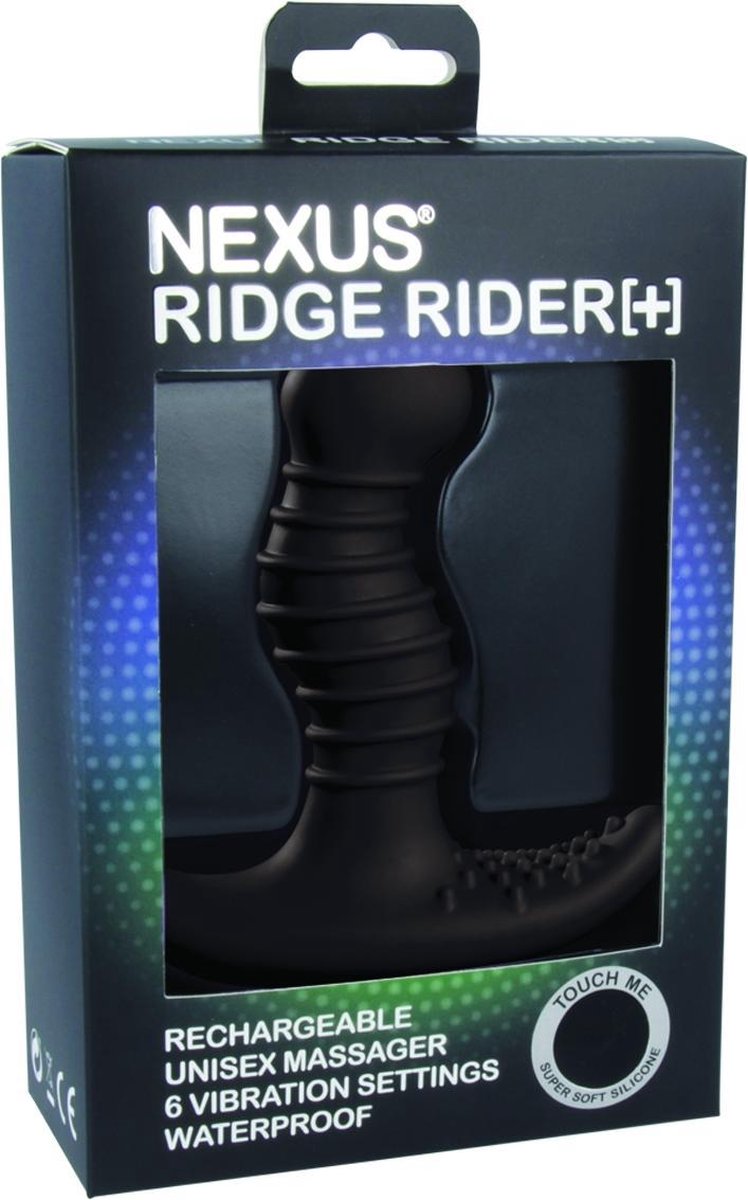 Nexus - Ridge Rider Plus Vibrator - - Zwart